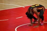 De'Andre Hunter #12 of the Atlanta Hawks.
